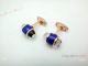 New Replica Montblanc Urban Walker Cufflinks Blue and Rose Gold (2)_th.jpg